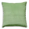 Scalamandre Torino Velvet Decorative Pillow, 22 X 22 In Meadow