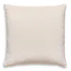 Scalamandre Torino Velvet Decorative Pillow, 22 X 22 In White