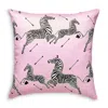 Scalamandre Zebra's Petite Decorative Pillow, 22 X 22 In Peony