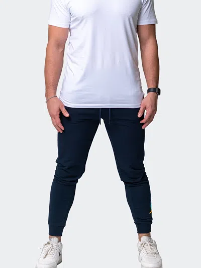 Scaling Jogger Neon Navy In Blue