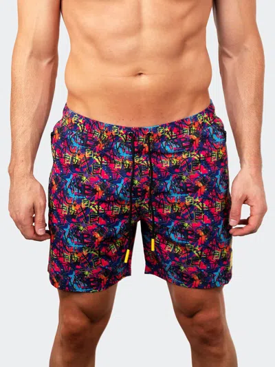 Scaling Swim Lion Grafitti Pink