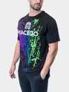 Scaling Tee Accident Black In Blue
