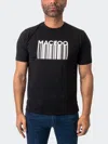 Scaling Tee Barcode Black In Black