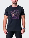 Scaling Tee Outline Black In Blue