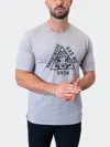 Scaling Tee Triangle White In Grey