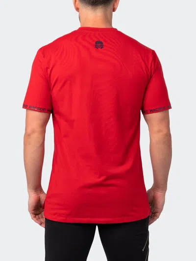Scaling V-neck Vivaldisleeve Red