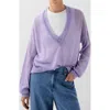Scalpers Alpaca V Jumper In Purple