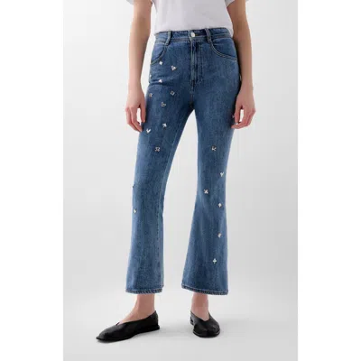 Scalpers Ankle Pocker Denim Pant In Blue