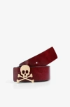 Scalpers Basicninon Belt In Red