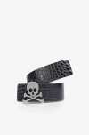 Scalpers Basicninon Belt In Black
