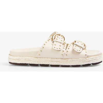 Scalpers Bio Studs Sandal In White