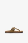 Scalpers Bio T Studs Sandal In Brown