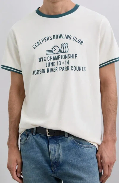 Scalpers Bowling Tee In White