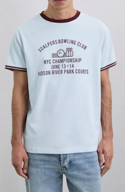 Scalpers Bowling Tee In Blue