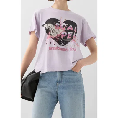 Scalpers Breakheart Tee In Purple