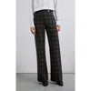Scalpers Browncheck Pant In Black