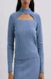 Scalpers Butbraidopenset Jumper In Blue