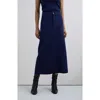 Scalpers Casualknit Skirt In Blue