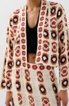 Scalpers Croch Cardigan In Multi