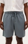 Scalpers Cruz Linen Cargo Shorts In Gray