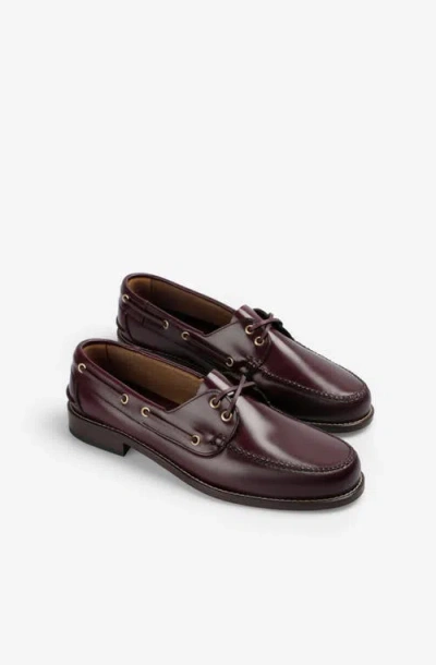Scalpers Curiel Suit Shoes In Burgundy