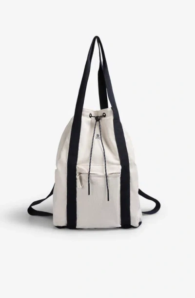 Scalpers Denim Panama Backpack In Sand