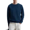 Scalpers Embossed Logo Sweatshirt In Blue