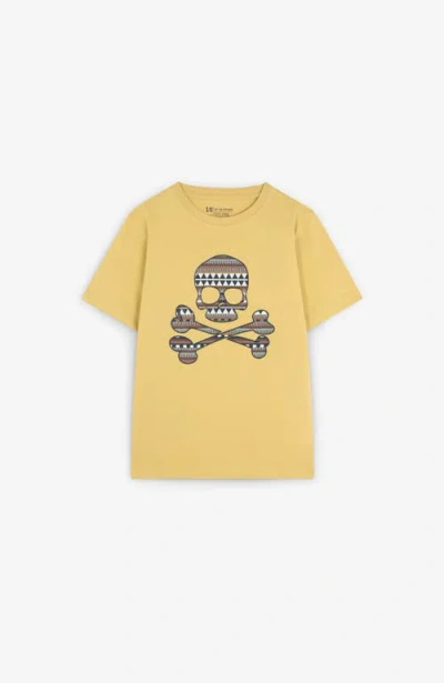 Scalpers Etnicskull Tee Kids In Yellow