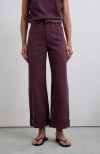 Scalpers Folded Denim Pant In Purple