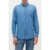 Scalpers Forest Denim Bd Shirt I In Blue