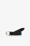 Scalpers Geometric Print Belt In Blue