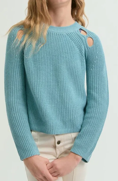 Scalpers Kids'  Girls Niza Tricot In Blue
