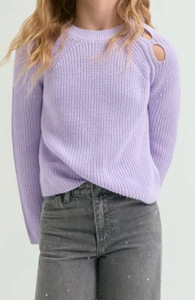 Scalpers Kids'  Girls Niza Tricot In Purple