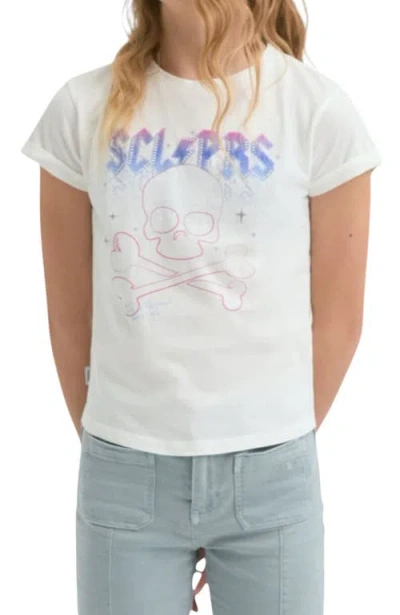 Scalpers Kids'  Glam Girlstee In White