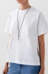 Scalpers Heavy Solid Tee In White