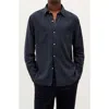 Scalpers Icon Delta Tencel Shirt In Blue