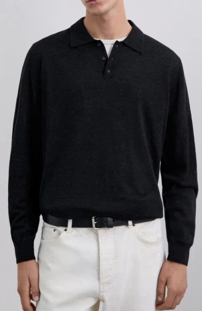 Scalpers Icon Farrel Polo Tricot In Black