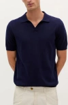 Scalpers Icon Moller Polo Tricot In Blue
