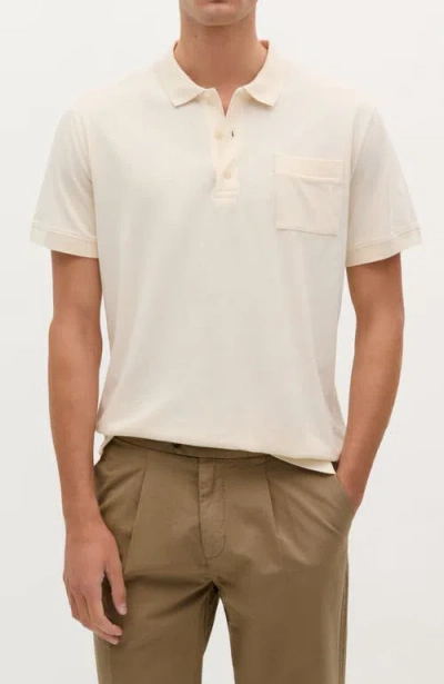 Scalpers Icon Rustic Polo In Neutral