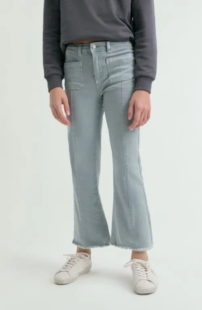 Scalpers Kid's Flare Seams Pants In Blue