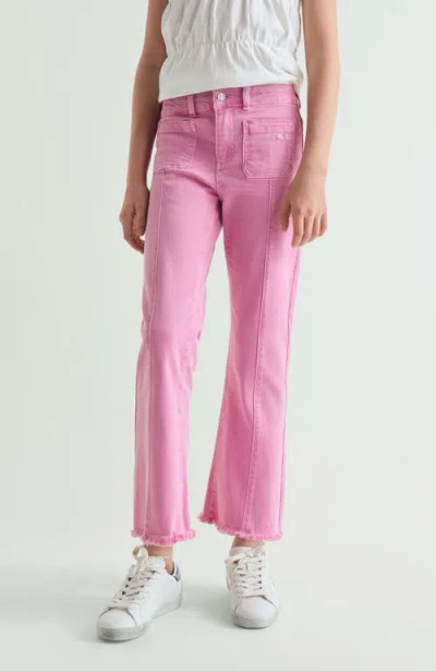 Scalpers Kid's Flare Seams Pants In Pink