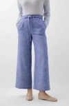 Scalpers Linen Studs Pant In Blue