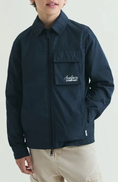 Scalpers Malpi Jacket Kids In Blue