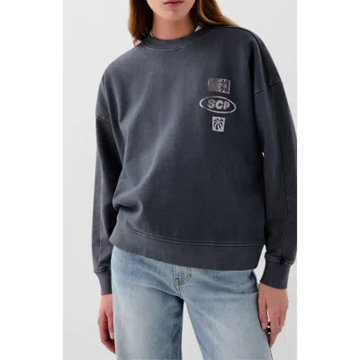 Scalpers Moya Flow Sweater In Gray