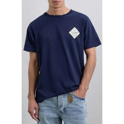 Scalpers Napkin Tee In Blue