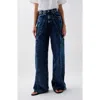 Scalpers New Curvy Denim Pant In Blue