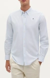 Scalpers New Oxford Bd Shirt In Blue