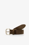 Scalpers New Winter Eyelet Belt In Brown