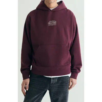 Scalpers Oversized Hoodie In Pink