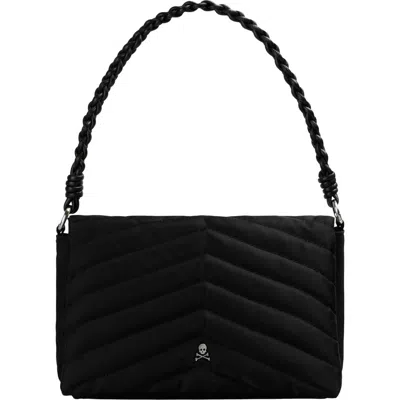 Scalpers Padded Crossbody Bag In Black